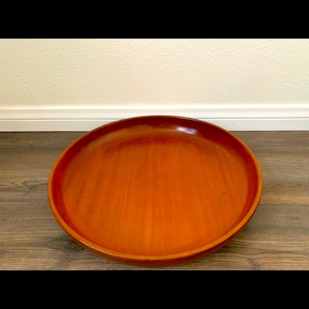 Mahogany wood bowl